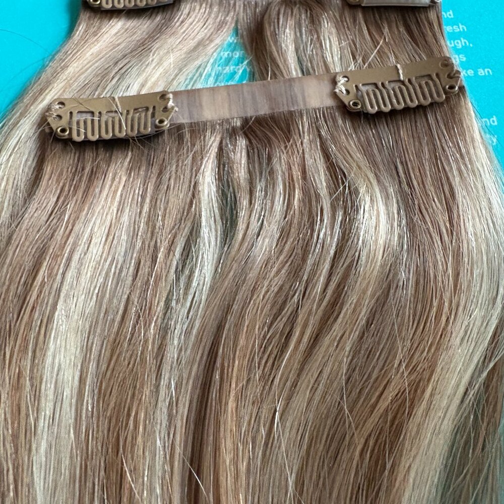 2 sets of Halo  Human Hair Clip ins almost never worn.